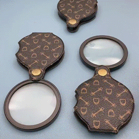 Folding Pocket 15x Magnifying Glass Mini Pocket Folding Magnifier Jewelry Magnifying Glass HD Eye Glass Loupe Glass Lens