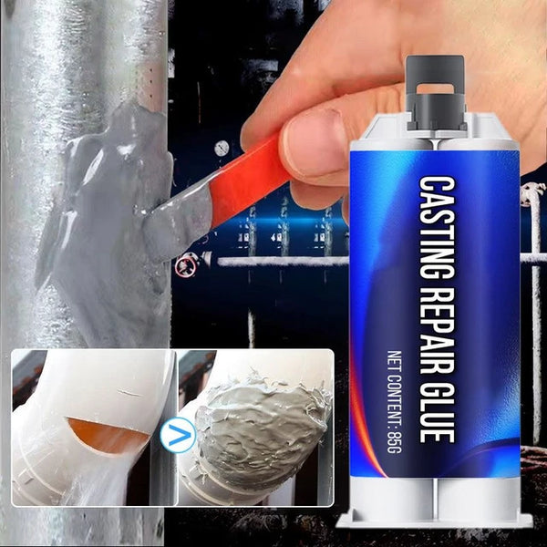 80g Metal Welding Glue Casting Metal Repair AB Glue High Temperature Heat Resistant Glue For Metal Liquid Weld For Metal In Lieu Of Welding