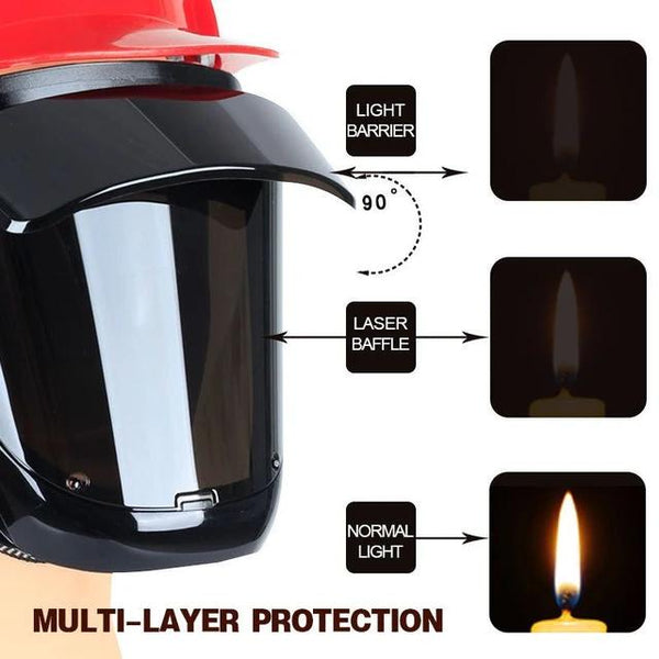 Welding Helmet Professional Welding Safety Glasses Large View Large View Welding Mask for Weld Grinding Welding Eye Glasses