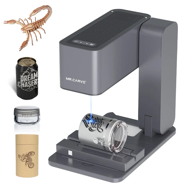 Laser Engraver Mini Portable Auto Focus Engraving Machine for Non-metallic Material Adapt Computer and Mobile Phone