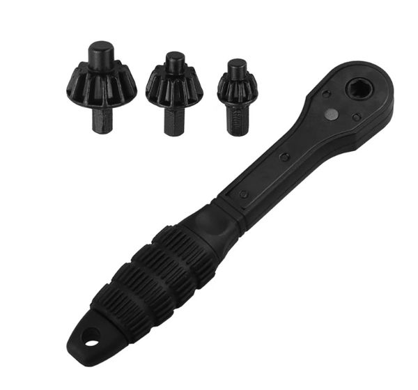 1.5-16mm Drill Chuck Key Ratchet Spanner 2 In 1 Universal Wrench Hand Drill Chuck Key Drill Electric Ratchet Wrench Spanner Hand Tool