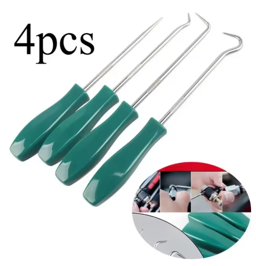 4Pcs Set Professional Oil Seal Screwdrivers O-ring Seal Gasket Puller Gasket Remover Tools Seal Removal Tools
