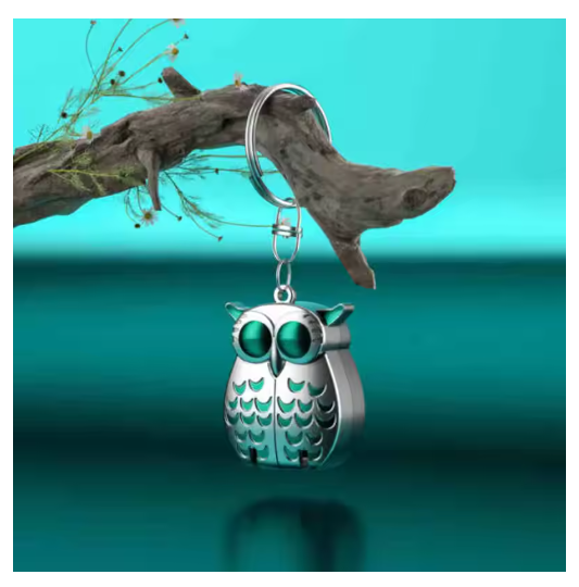 Mini Owl Nail Clipper Keychain Stainless Steel Bag Pendant Owl Car Keyring Nail File Foldable Fingernail Clipper Gifts