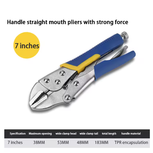 Heavy-duty multi-purpose universal pliers, pressure pliers, manual clamps, fixing tools, C-clamps