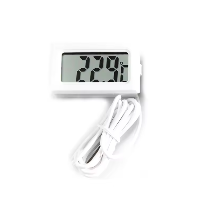 Micro LCD digital thermometer hygrometer indoor convenience temperature sensor hygrometer instrument with cable