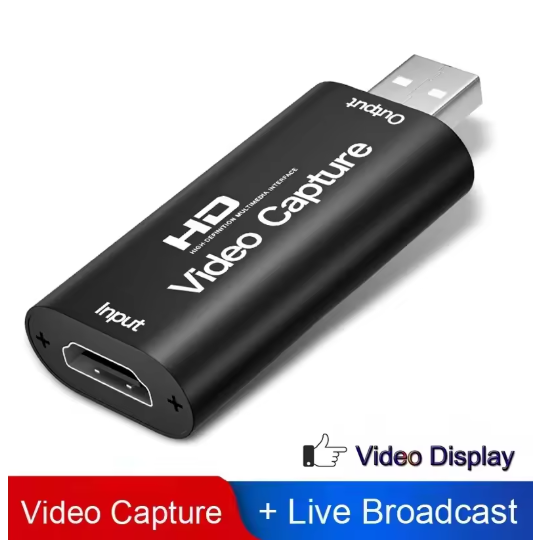 4K HDMI-Compatible Video Capture Card Streaming Board Capture USB 2.0 1080P Card Grabber Recorder Box for PS4 Game DVD Camera