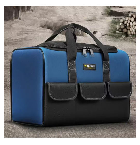 New Square Tool Bag with 30% More Capacity Waterproof Multi Pockets Tool Organizer Tool Pouch