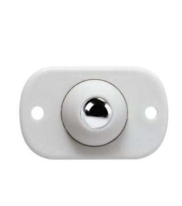 12PCS Adhesive 1 Bead Universal Wheel For Furniture Self Adhesive 1 Beads Ball Wheels Universal Pulley 360° Rotating Wheels