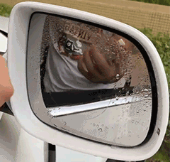 2PCS Waterproof Rearview Mirror Protector Nano anti-rain and anti-fog film to maintain a clear vision