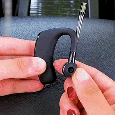 Business Headset Hanging Wireless Stereo With Voice-controlled Noise Reduction Earphones Hands Free Headphone