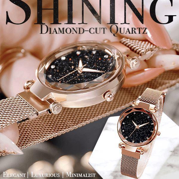 Ladies Magnetic Starry Sky Clock Luxury Women Watches Fashion Diamond Female Quartz Wristwatches