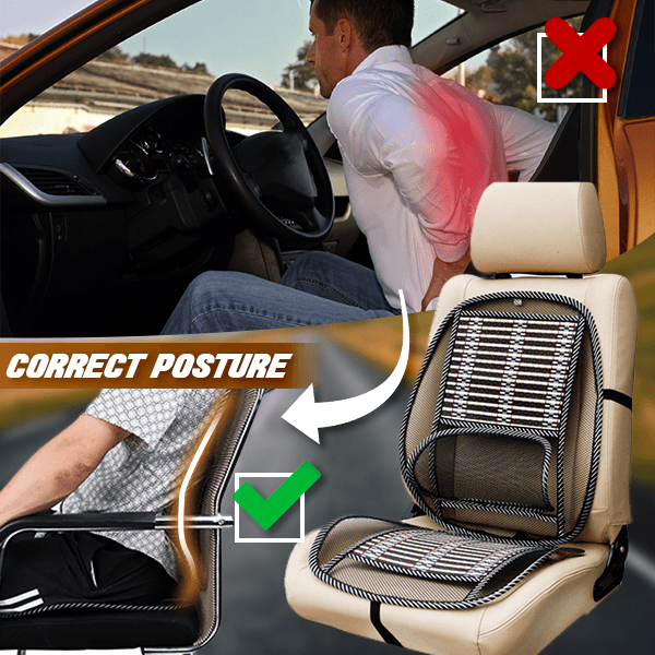 Waist pad waist to avoid waist pain breathable car seat cushion ergonomic bamboo car seat cushion
