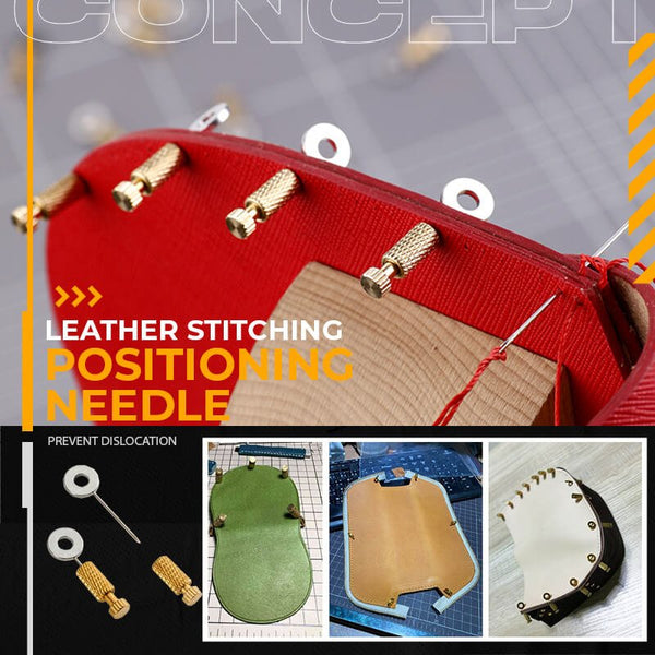 2PCS Leather Stitching Positioning Needle