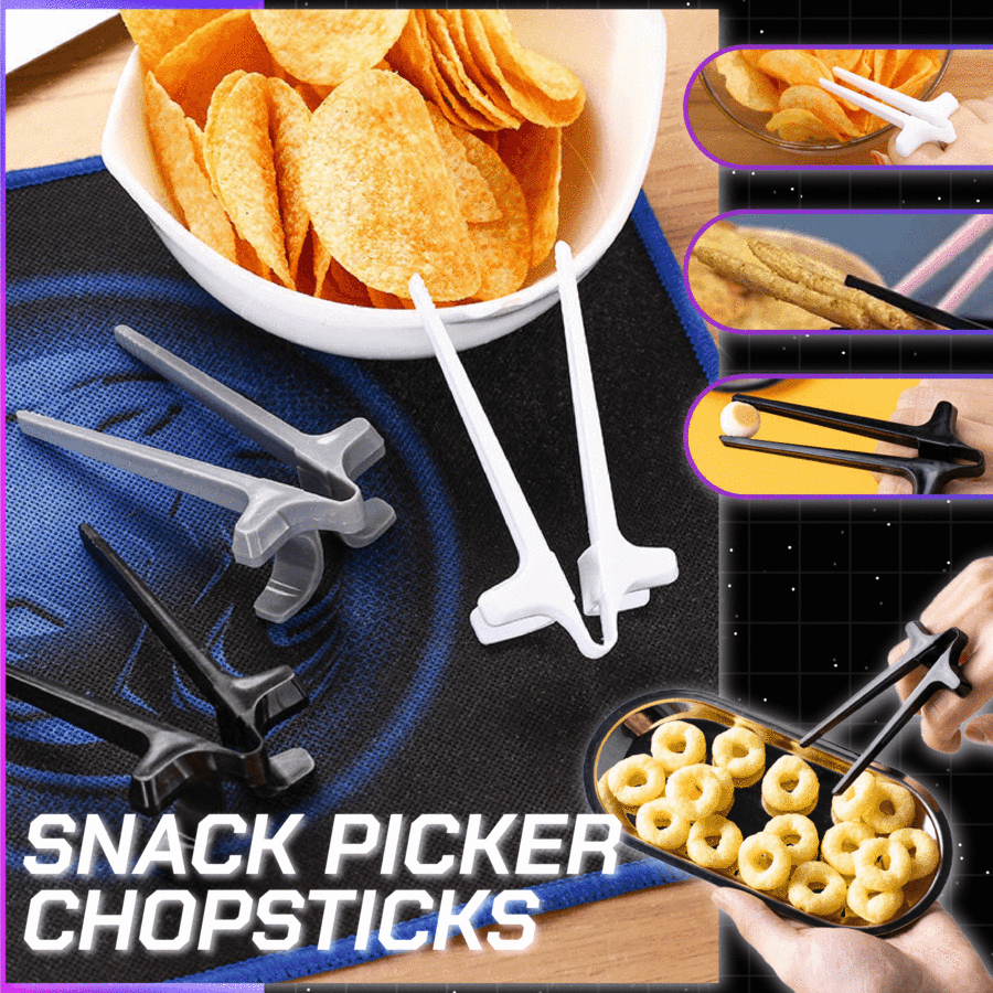 Play Game Finger Chopsticks Lazy Assistant Chopstick Holder Snacks Not Dirty Hand Chopsticks New Finger Ring Lazy Tool