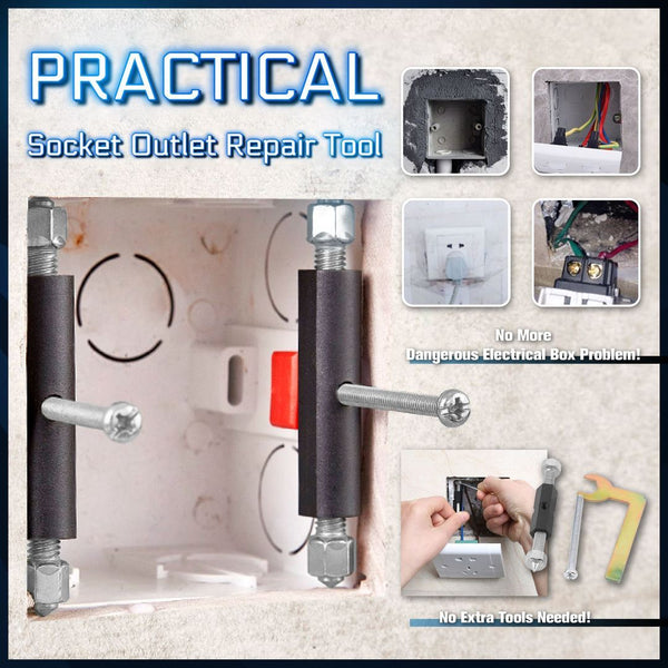 86 Type Wall Switch Cassette Lower Case Damage Repair Tools Adjustable Length Bracket Rod Lever Socket Screw