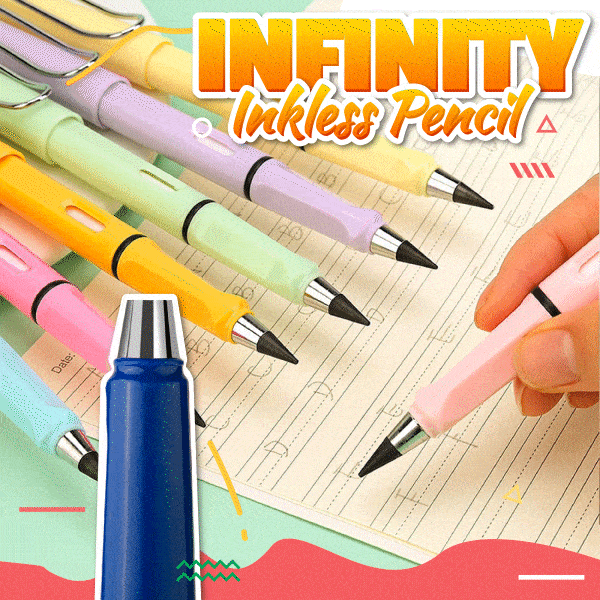 Infinite inkless pencil black technology endless pencil wear-resistant non-sharpening positive posture holding pen