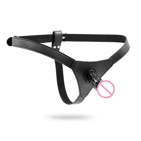 Adult Women Flirting Underwear PU Leather G-string Wet Look Lingerie