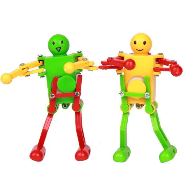 1 PC Lovely Dancing Robot Wind Up Toy Random Color