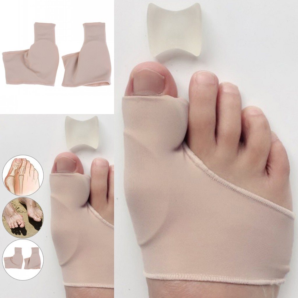 1 Pair Bunion Corrector Gel Pad Stretch Nylon Hallux Valgus Protector Guard Toe Separator Orthopedic Protector New Hot