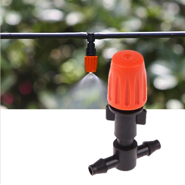 10 Meters Hose 15 pcs Adjustable Spray Dripper DIY Micro Drip Irrigation System Plant Self Watering Garden Hose Kits Red & Green & Black