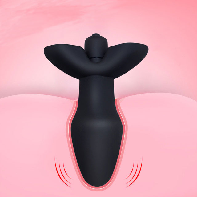 10 Speeds Vibrator Anal Plug Sex Toys for Men/ Women, Medical Silicone Butt Plug Sex Products for Adult