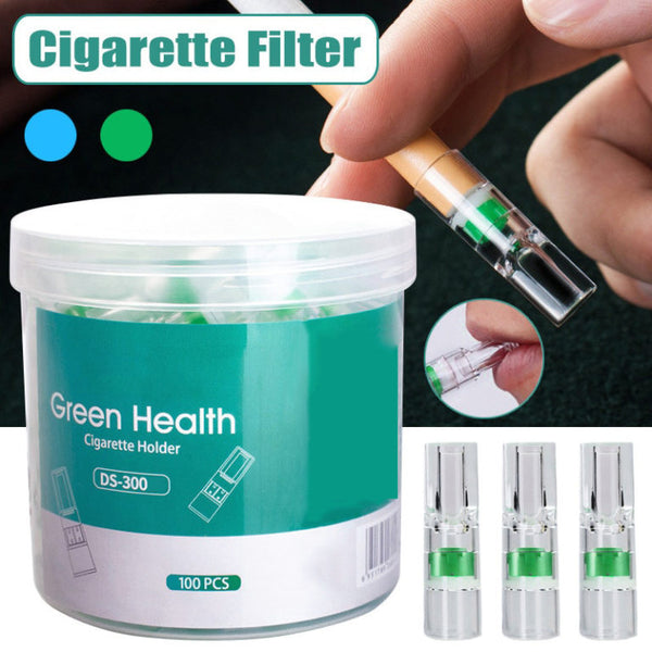 Cigarette Holder Filter Tar Filter Anti-Smoking Quit Addiction Filters 100PCS