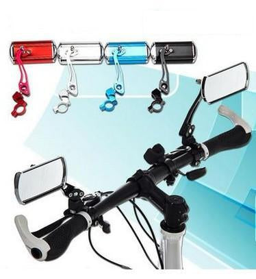 Bicycle Mountain Bike Handlebar Rearview Mirror Modified Aluminum Alloy Rearview Mirror Safety Mirror