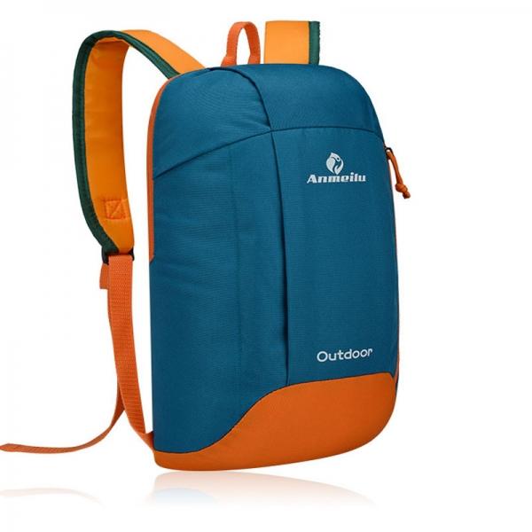 10L Outdoor Unisex Sports Gym Bag Leisure Backpack Orange & Blue