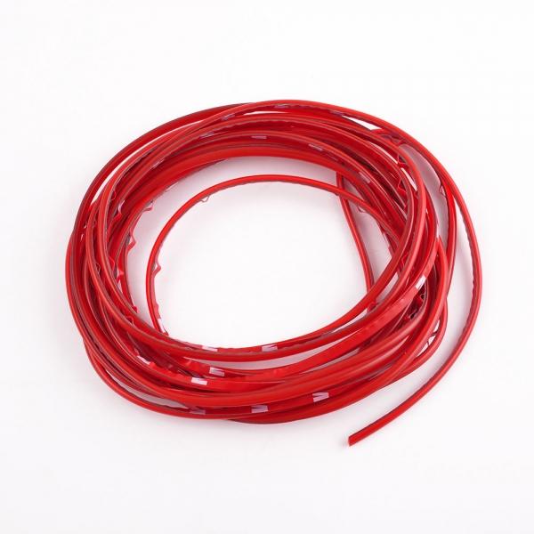 10m Flexible Trim Fashion Car Interior & Exterior Moulding Strip Decorative Line Orange