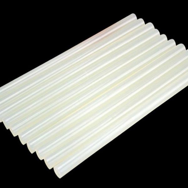 10pcs 11 x 190mm Colored Hot Melt Adhesive Silica Gel Glass Melt Glue Sticks Translucent