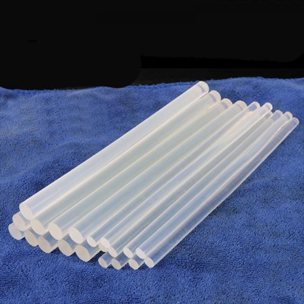 10pcs 11 x 300mm Colored Hot Melt Adhesive Silica Gel Glass Melt Glue Sticks Translucent
