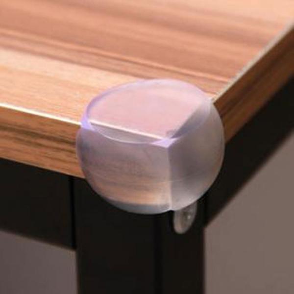 10pcs Ball-shaped Kids Safety Corner Protector PVC Desk Table Gurad Edge Protection Covers Transparent