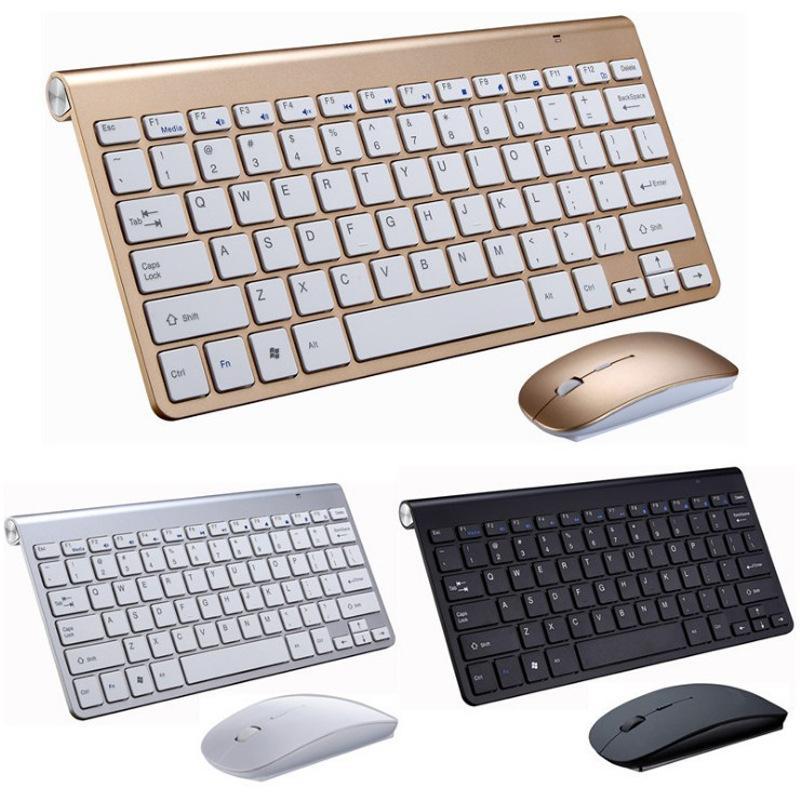 2.4G Wireless Keyboard Mouse Combo with USB Receiver for Desktop, Computer, Laptop and Smart TV