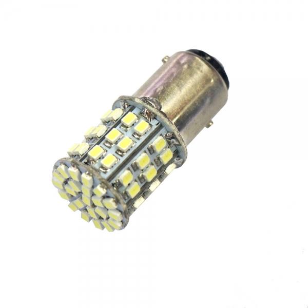 1157 18W 64 x 3528SMD LED 380LM 6000L White Light Car Brake Light (12V)