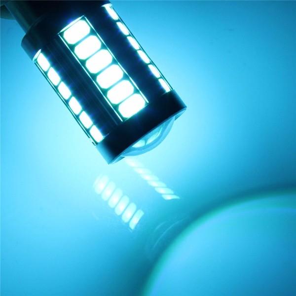 1157 BAY15D 33 5630 LED Brake Turn Signal Rear Light Bulb Car Light Ice Blue