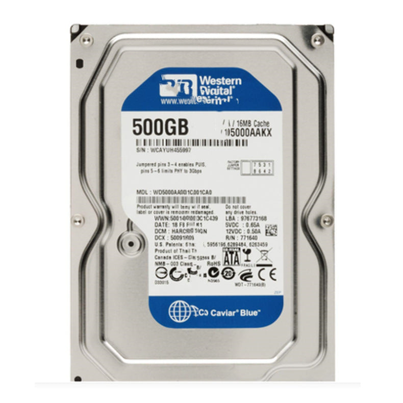 WD Blue 500GB/1TB/2TB Desktop Hard Disk Drive - 7200 RPM Class SATA 6Gb/s 16MB Cache 3.5 Inch