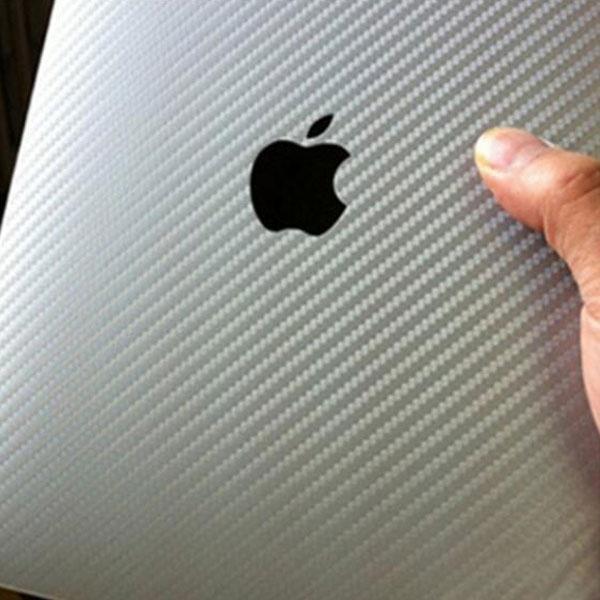 DIY Personalized 3D Car Sticker Waterproof Carbon Fiber Film Vinyl for Auto Vehicle Detailing Car Accessories Motorcycle 127 x 30cm - Silver