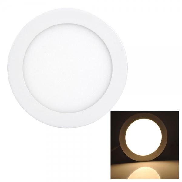 12W LED Downlight Ultra Slim Recessed Ceiling Panel Lights Round - Warm White