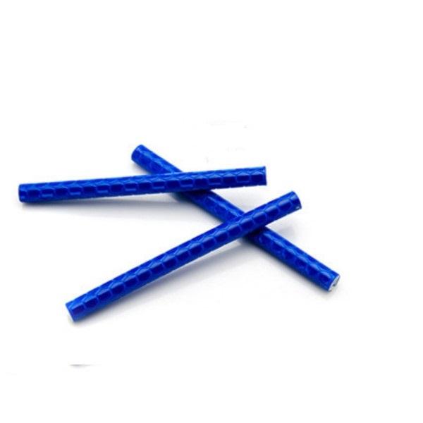 12pcs Bicycle Wheel Spoke Reflector Reflective Mount Clip Tubes Set Blue