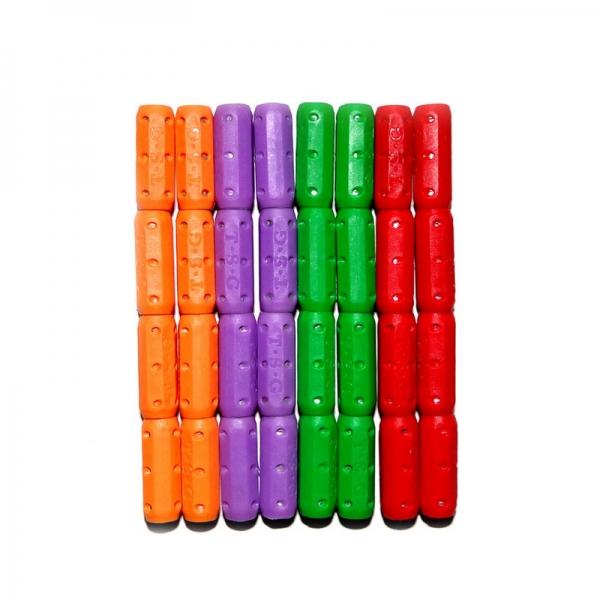 12pcs Magnetic Short Stick Children Educational Toy Assembly Part Random Color