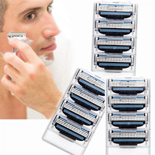 12pcs Universal Three-layer Manual Operation Razor Blades