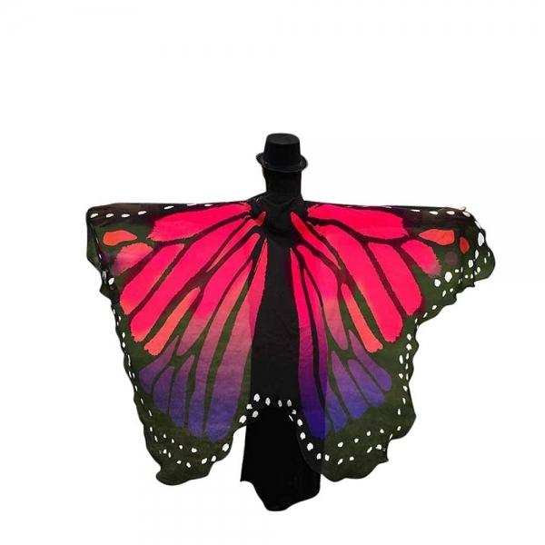 130x200cm Butterfly Bohemian Chiffon Beach Towel Women Shawl Skirt Tapestry-#10