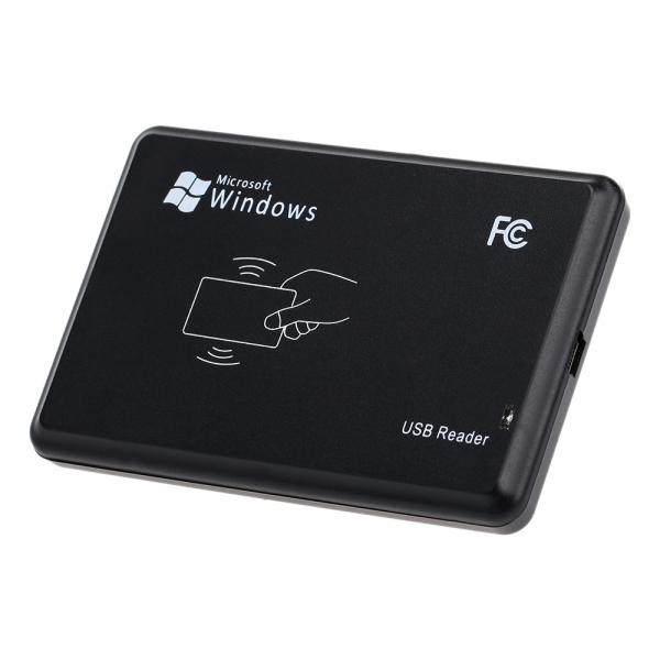 13.56MHz Intelligent USB HF RFID Card Reader Black