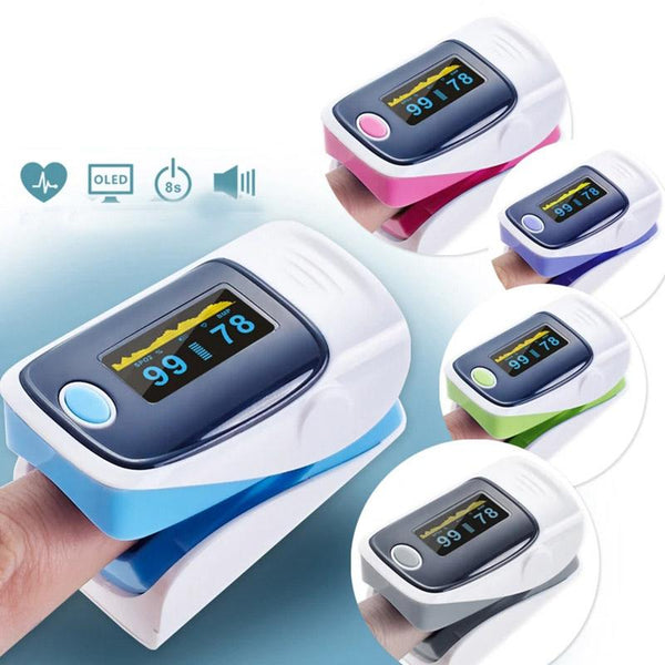 Fingertip Pulse Oximeter Diagnostic-tool Digital SpO2 PR PI Heart Rate Monitor 5 Colors