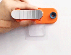 Nail-free multifunctional seamless mop hanger Auto-Grip Mop Holder