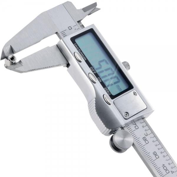 150mm 6 inch LCD Digital Stainless Electronic Vernier Caliper Silver