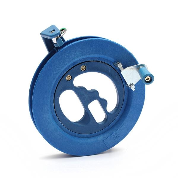 15cm Kite Reel Winder Plastic Winding Round Reel Line Grip Wheel Blue - stringsmall