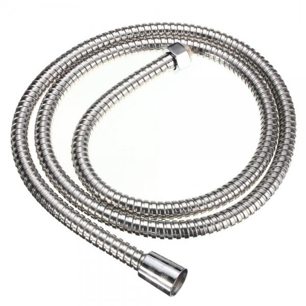 1.5m Stainless Steel Shower Head Hose Bathroom Flexible Water Pipe