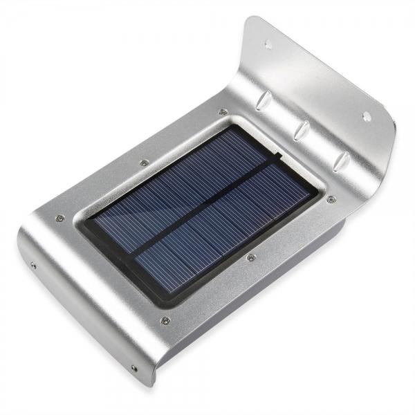 16 LED Solar Power Motion Sensor Wall Light Garden Yard Waterproof Human Body Sensor + Weak light