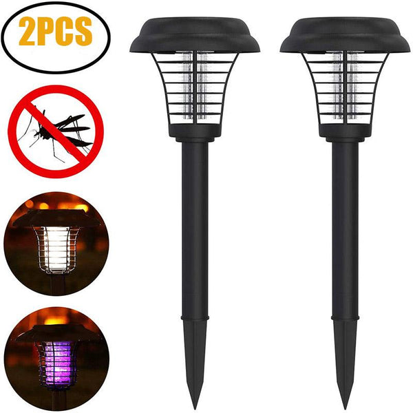 Solar Waterproof LED Lawn Garden Outdoor Camping Mosquito Lamp